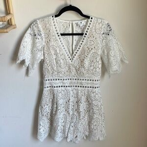 Socialite Lace Romper